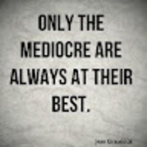 Meet your Posher, Mr. mediocre